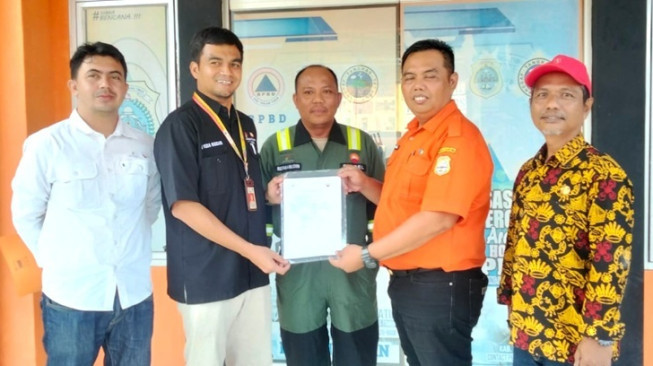 Atasi Karhutla di Tanjabtim Jambi, SKK Migas - PetroChina Lengkapi Fasilitas BPBD
